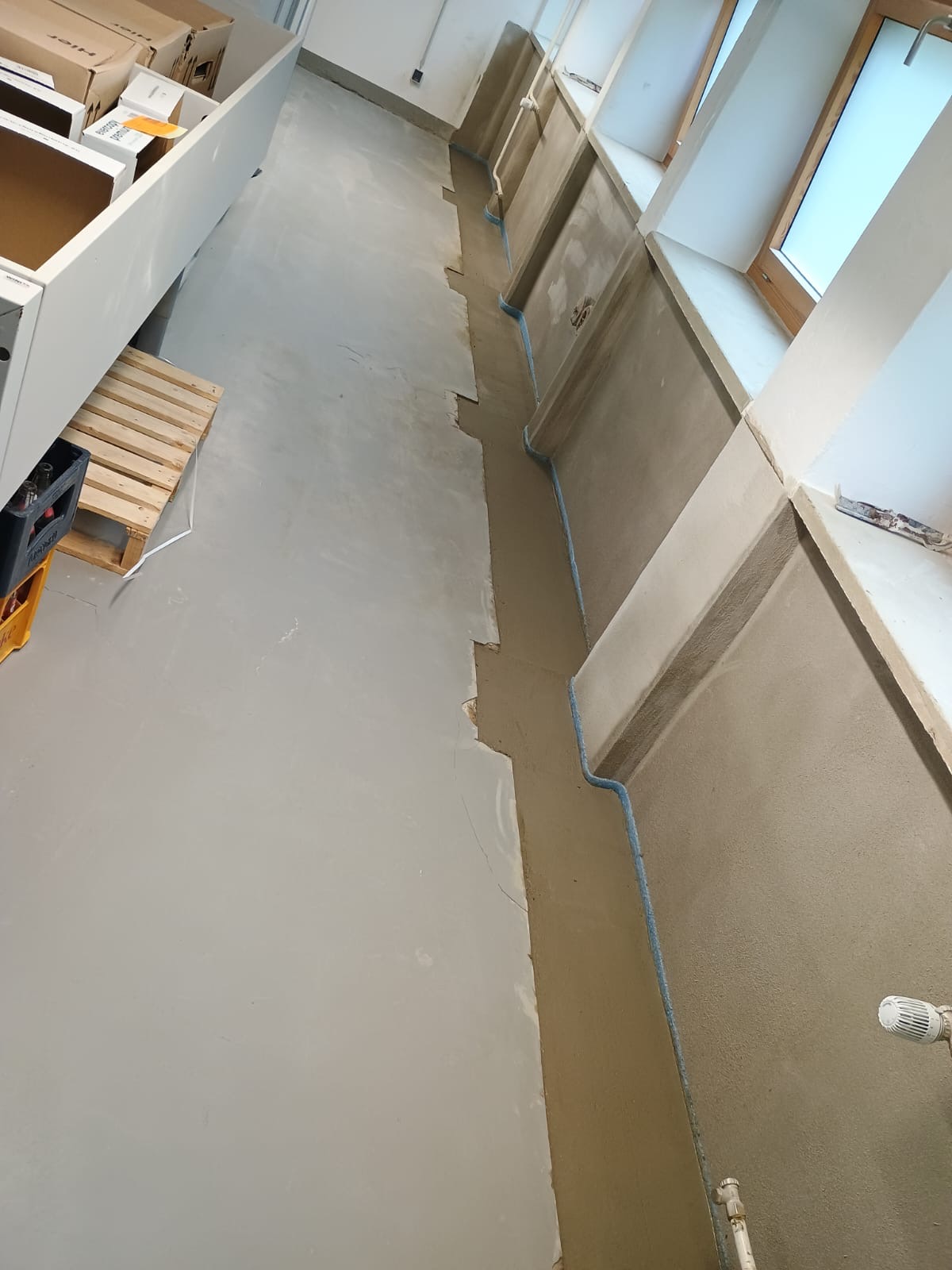 After renovation - completed waterproofing